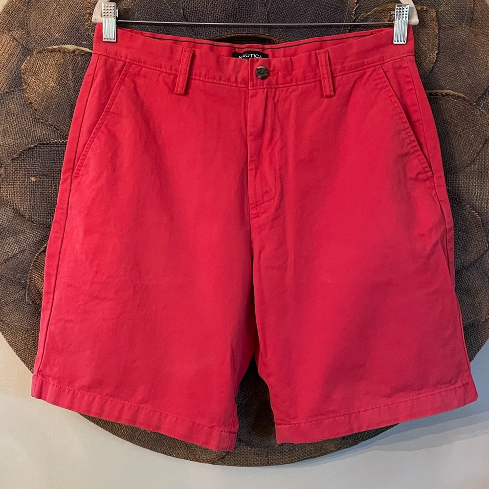 Nautical Men’s Flat Front Chino Shorts